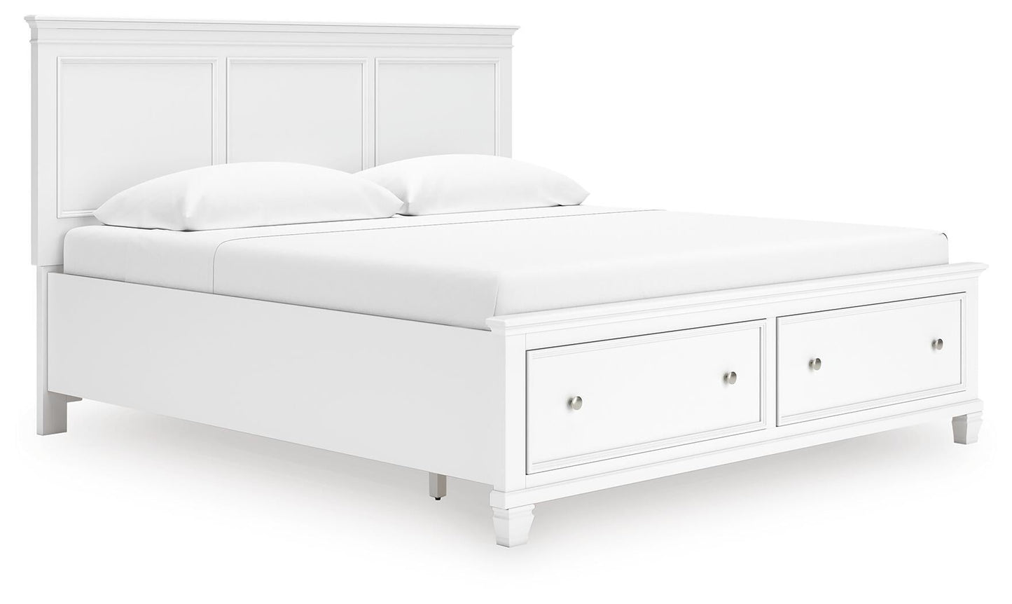 Fortman  Panel Storage Bed With Mirrored Dresser Signature Design by Ashley®