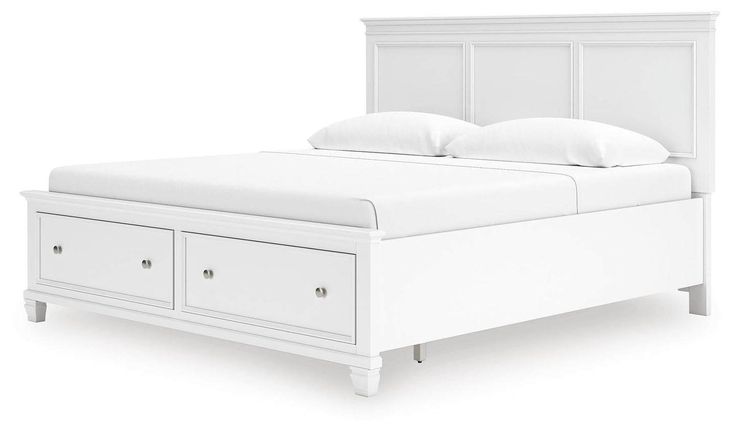Fortman  Panel Storage Bed With Mirrored Dresser Signature Design by Ashley®