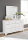 Fortman California  Panel Storage Bed, Dresser, Mirror And Nightstand