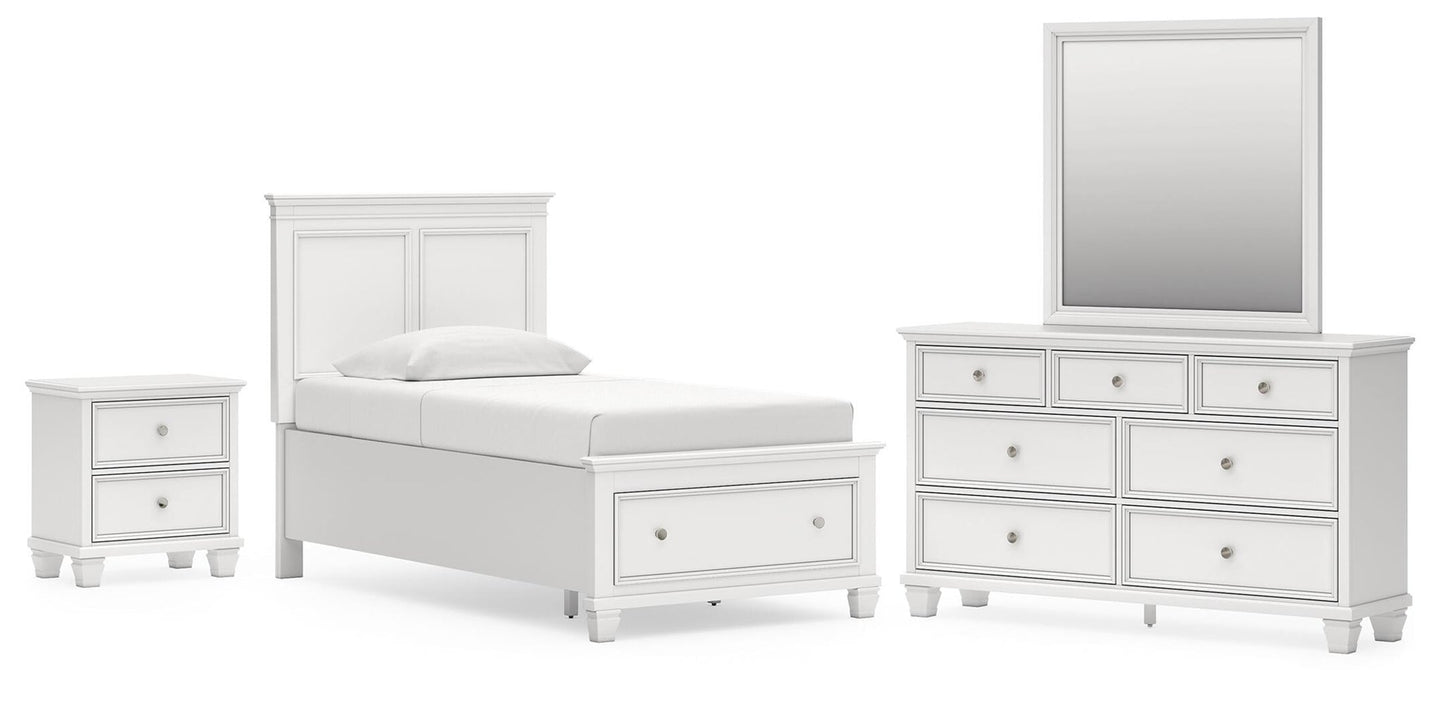Fortman  Panel Storage Bed, Dresser, Mirror And Nightstand Signature Design by Ashley®