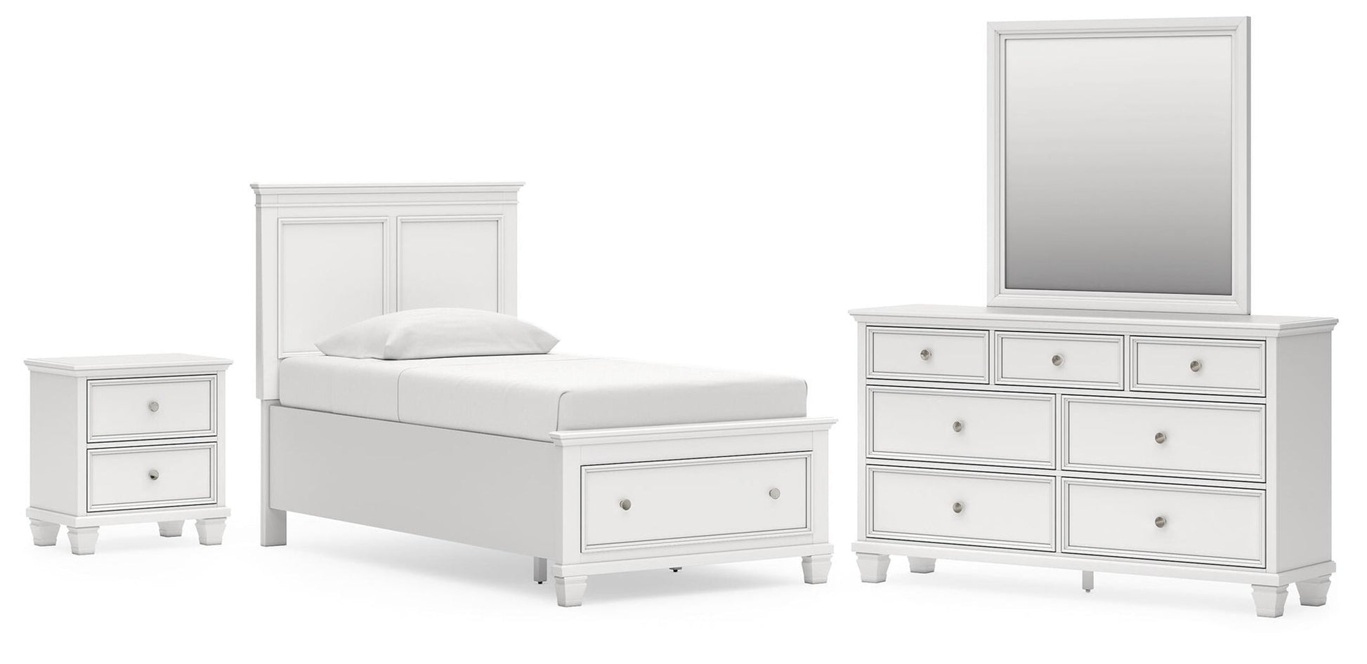 Fortman  Panel Storage Bed, Dresser, Mirror And Nightstand Signature Design by Ashley®