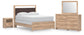 Hollymount  Upholstered Panel Bed, Dresser, Mirror And Nightstand Signature Design by Ashley®