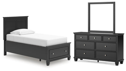 Lanolee  Panel Storage Bed, Dresser And Mirror Signature Design by Ashley®
