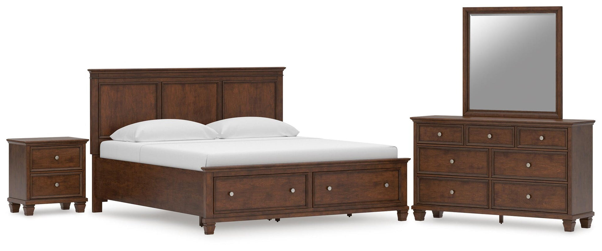 Danabrin  Panel Storage Bed, Dresser, Mirror And Nightstand Signature Design by Ashley®