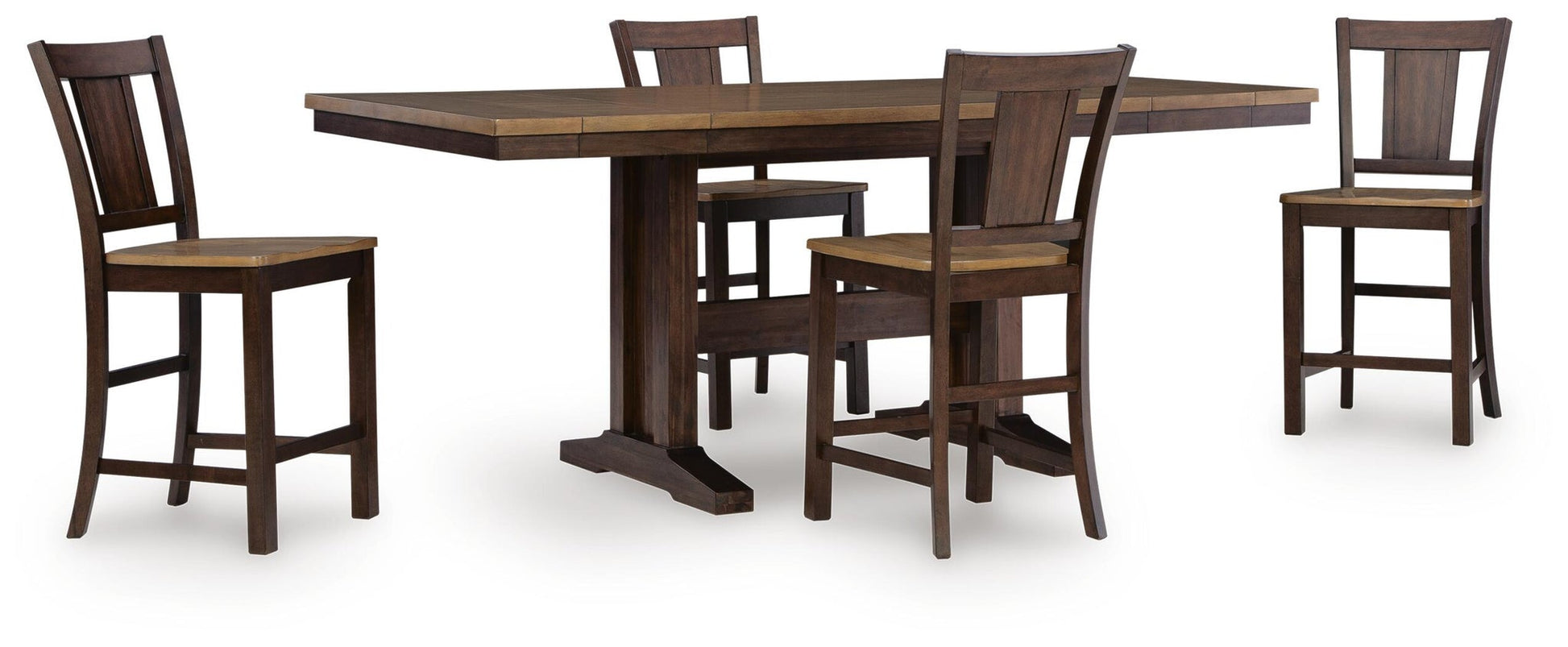 Anixburg Counter Height Dining Table and 4 Barstools Signature Design by Ashley®