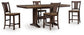 Anixburg Counter Height Dining Table and 4 Barstools Signature Design by Ashley®