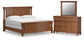 Chadworth California  Poster Bed With Mirrored Dresser Signature Design by Ashley®