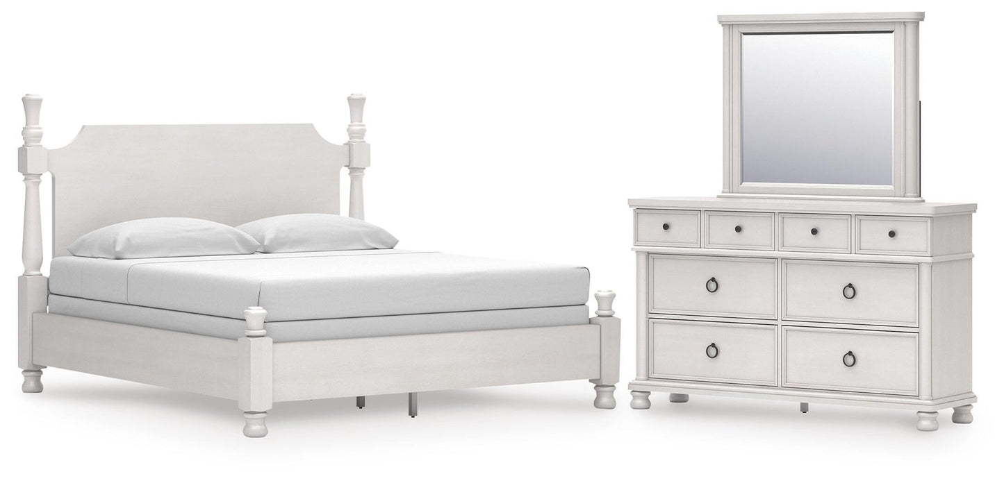 Chadworth California  Poster Bed, Dresser And Mirror Signature Design by Ashley®