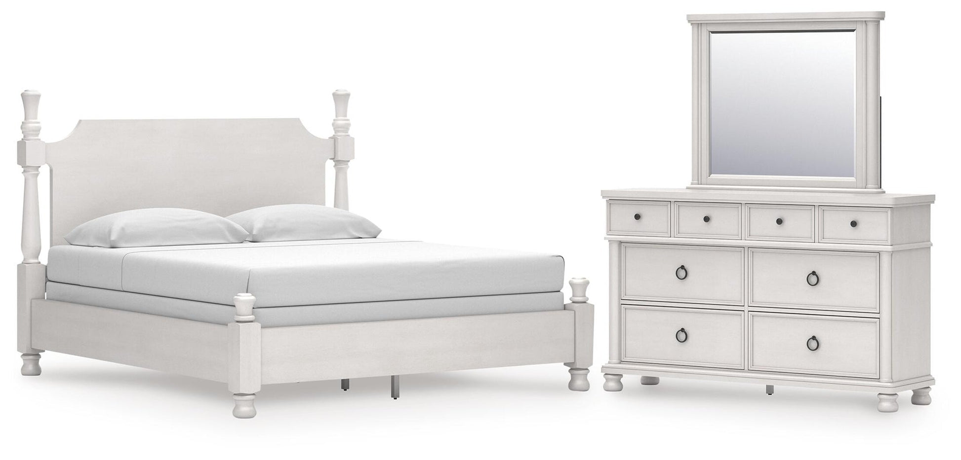 Chadworth California  Poster Bed, Dresser And Mirror Signature Design by Ashley®