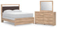 Hollymount  Upholstered Panel Bed, Dresser And Mirror Signature Design by Ashley®