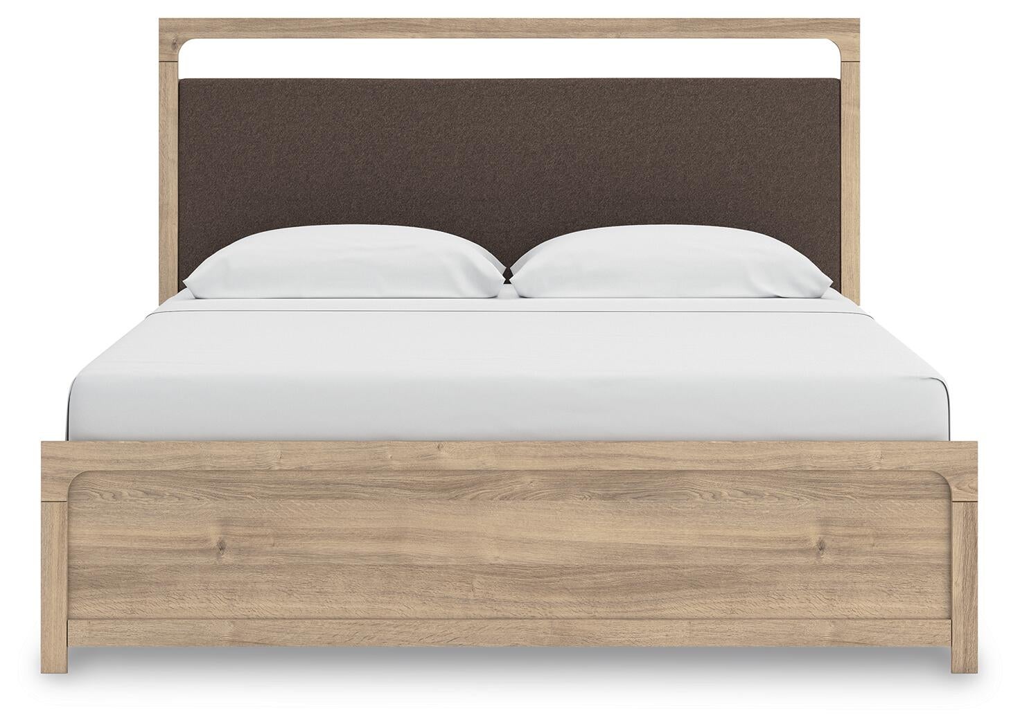 Hollymount  Upholstered Platform Bed, Dresser, Mirror And Nightstand Signature Design by Ashley®