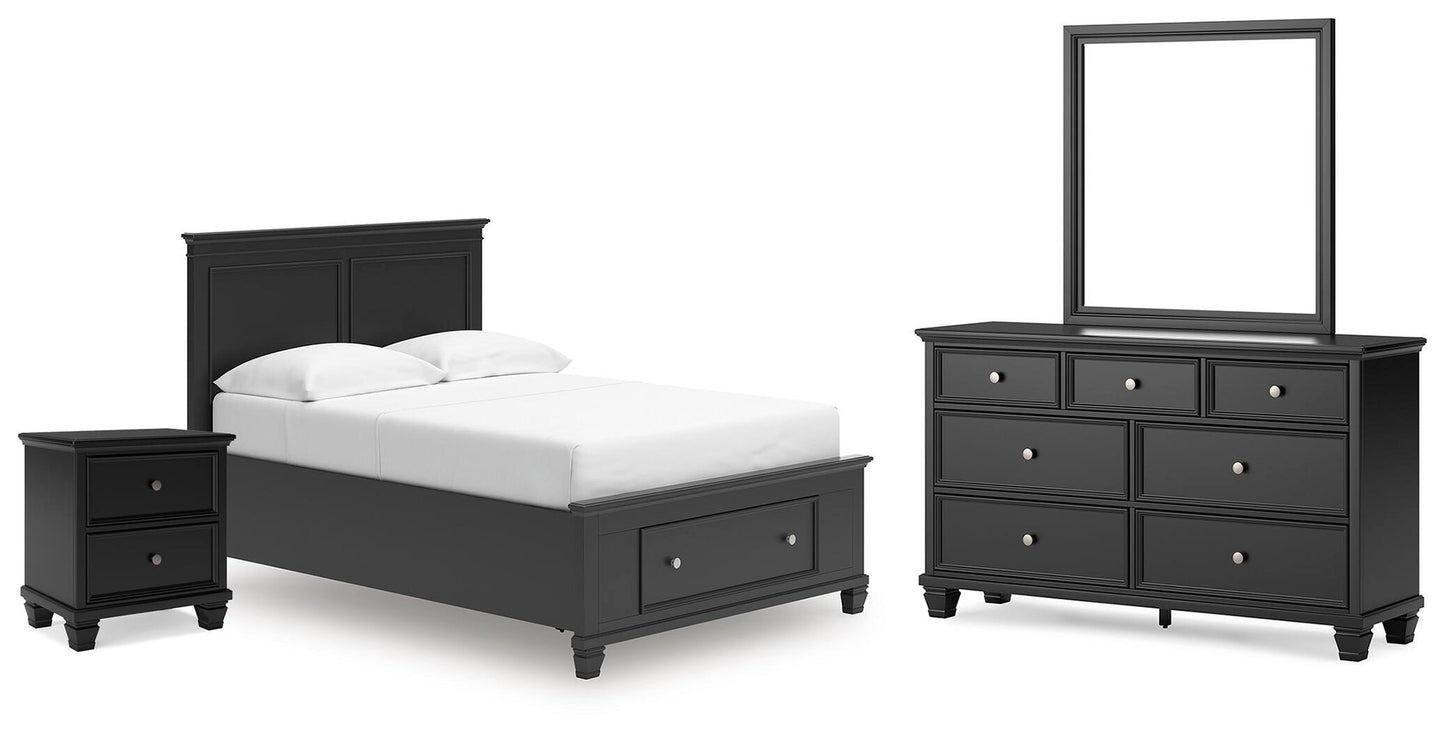 Lanolee  Panel Storage Bed, Dresser, Mirror And Nightstand Signature Design by Ashley®