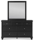Lanolee  Panel Storage Bed, Dresser And Mirror Signature Design by Ashley®