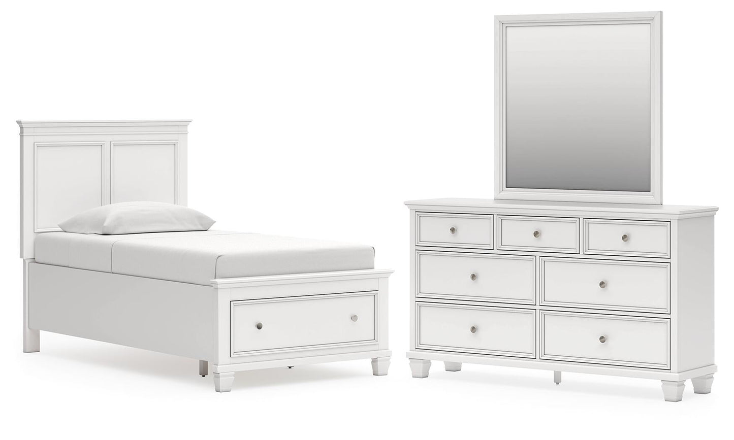 Fortman  Panel Storage Bed, Dresser And Mirror Signature Design by Ashley®
