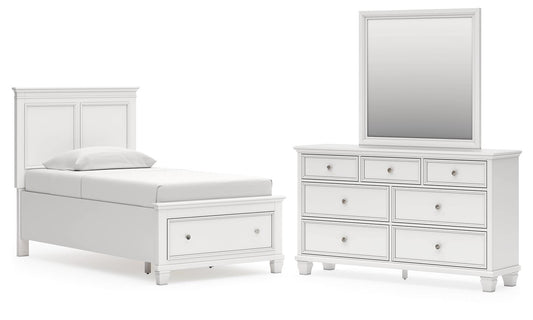 Fortman  Panel Storage Bed, Dresser And Mirror Signature Design by Ashley®