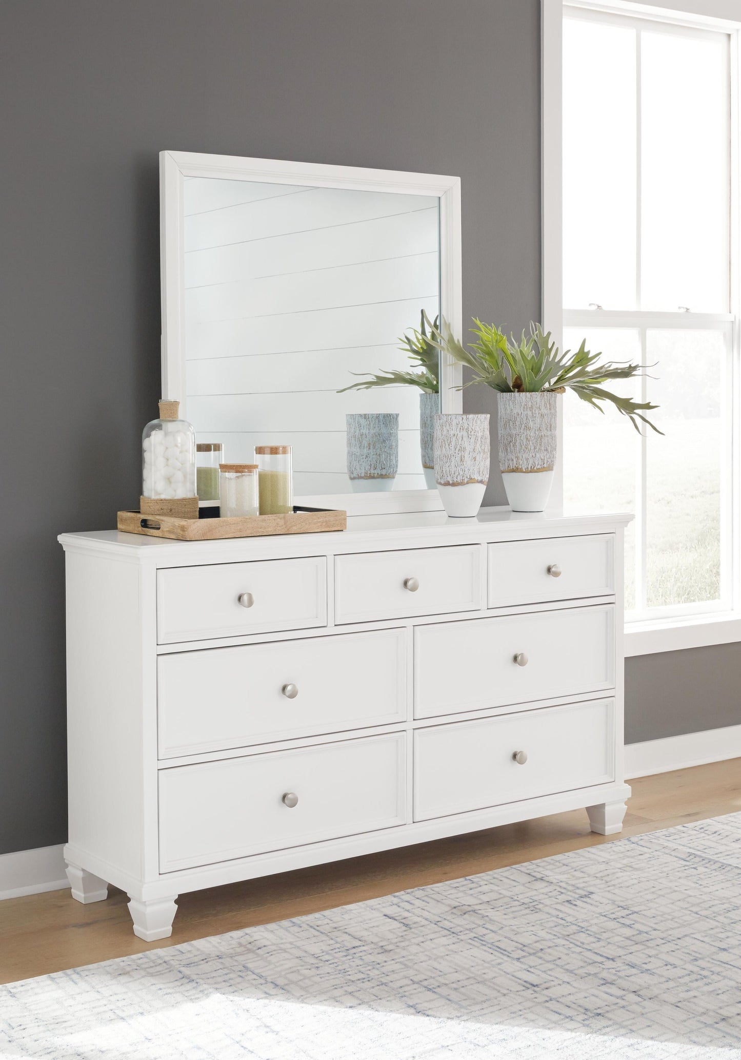 Fortman  Panel Storage Bed, Dresser And Mirror Signature Design by Ashley®
