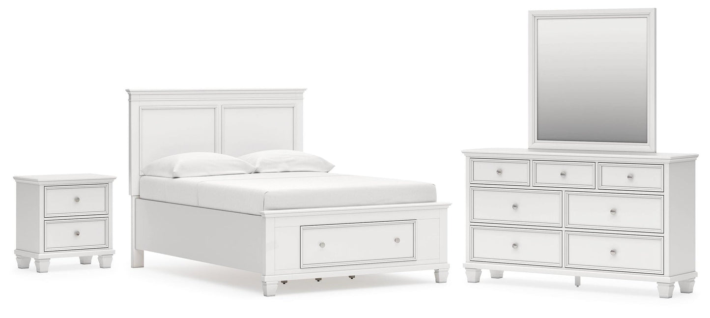Fortman  Panel Storage Bed, Dresser, Mirror And Nightstand Signature Design by Ashley®