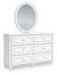 Maylilly  Upholstered Panel Storage Bed, Dresser And Mirror Signature Design by Ashley®