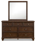 Danabrin  Panel Storage Bed, Dresser And Mirror Signature Design by Ashley®