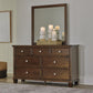 Danabrin  Panel Storage Bed, Dresser And Mirror Signature Design by Ashley®