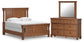 Chadworth  Poster Bed With Mirrored Dresser Signature Design by Ashley®