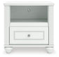 Maylilly  Upholstered Panel Storage Bed, Dresser, Mirror And Nightstand Signature Design by Ashley®