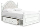 Maylilly  Upholstered Panel Storage Bed, Dresser And Mirror Signature Design by Ashley®