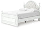 Maylilly  Upholstered Panel Storage Bed, Dresser And Mirror Signature Design by Ashley®
