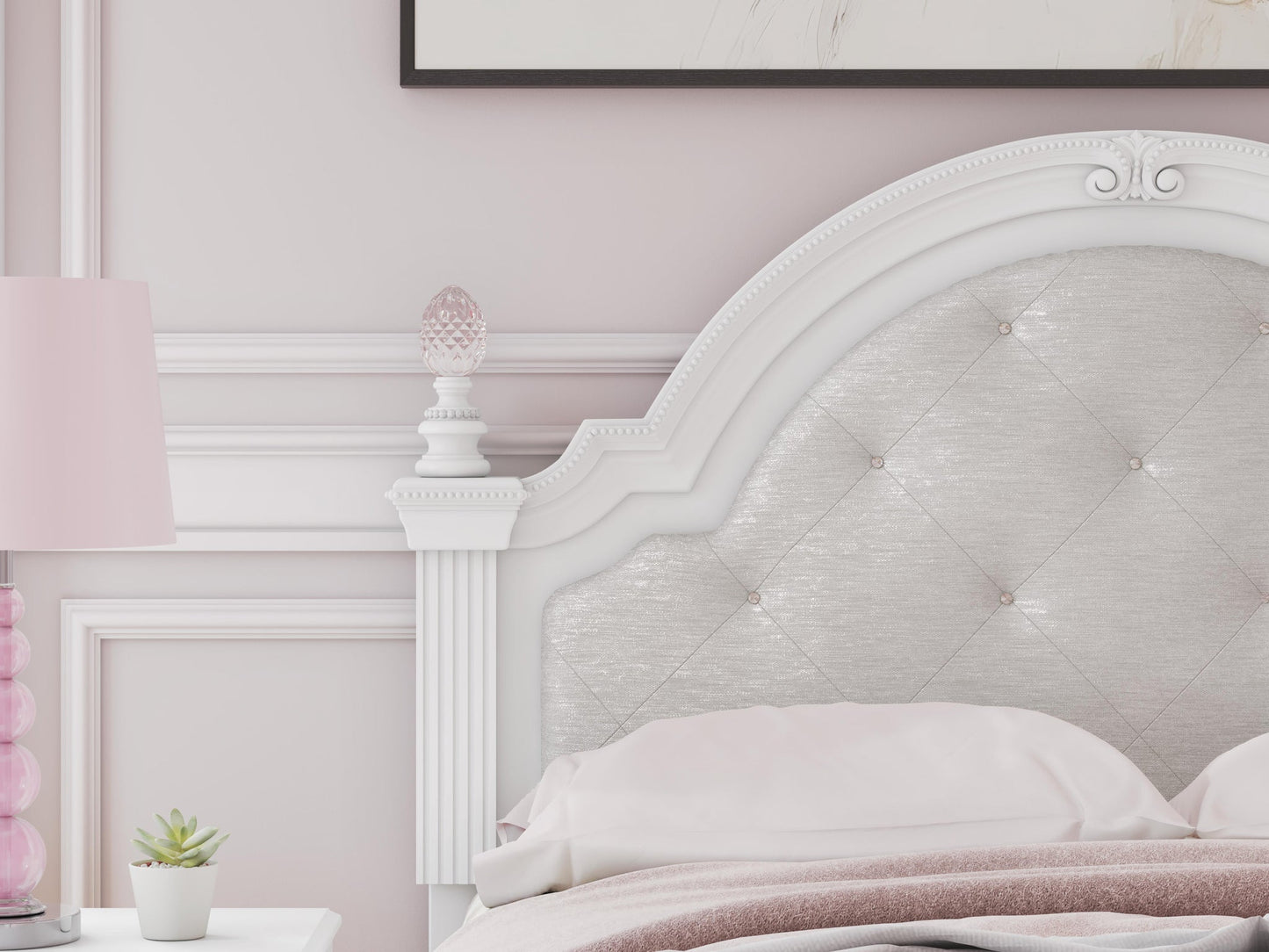 Maylilly  Upholstered Panel Storage Bed, Dresser And Mirror Signature Design by Ashley®