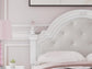Maylilly  Upholstered Panel Storage Bed, Dresser And Mirror Signature Design by Ashley®