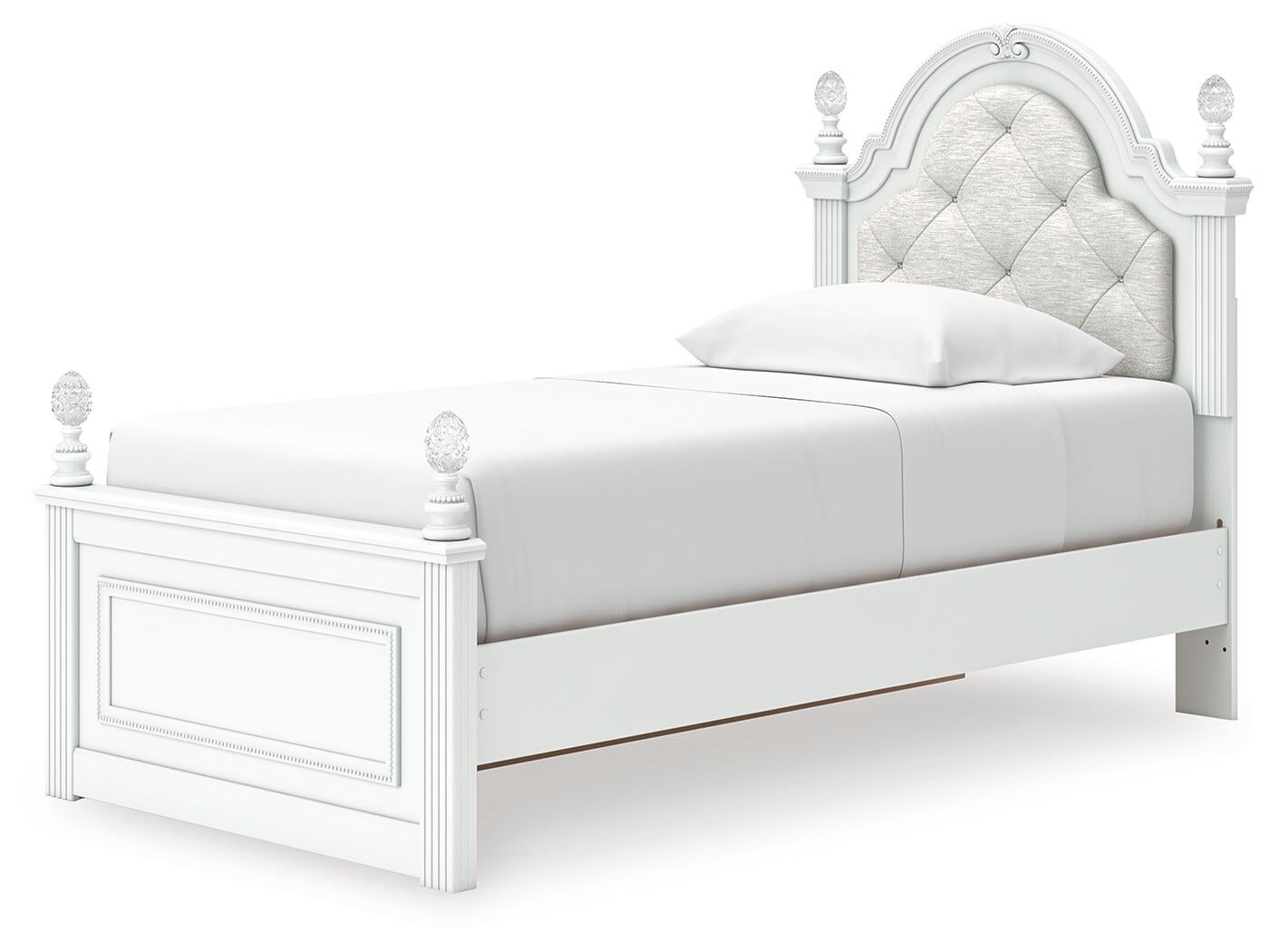 Maylilly  Upholstered Panel Storage Bed, Dresser, Mirror And Nightstand Signature Design by Ashley®