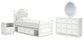 Maylilly  Upholstered Panel Storage Bed, Dresser, Mirror And Nightstand Signature Design by Ashley®