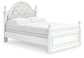 Maylilly  Upholstered Panel Bed, Dresser, Mirror And Nightstand Signature Design by Ashley®