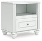 Maylilly  Upholstered Panel Bed, Dresser, Mirror And Nightstand Signature Design by Ashley®