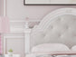 Maylilly  Upholstered Panel Bed, Dresser, Mirror And Nightstand Signature Design by Ashley®