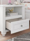 Maylilly  Upholstered Panel Bed, Dresser, Mirror And Nightstand Signature Design by Ashley®
