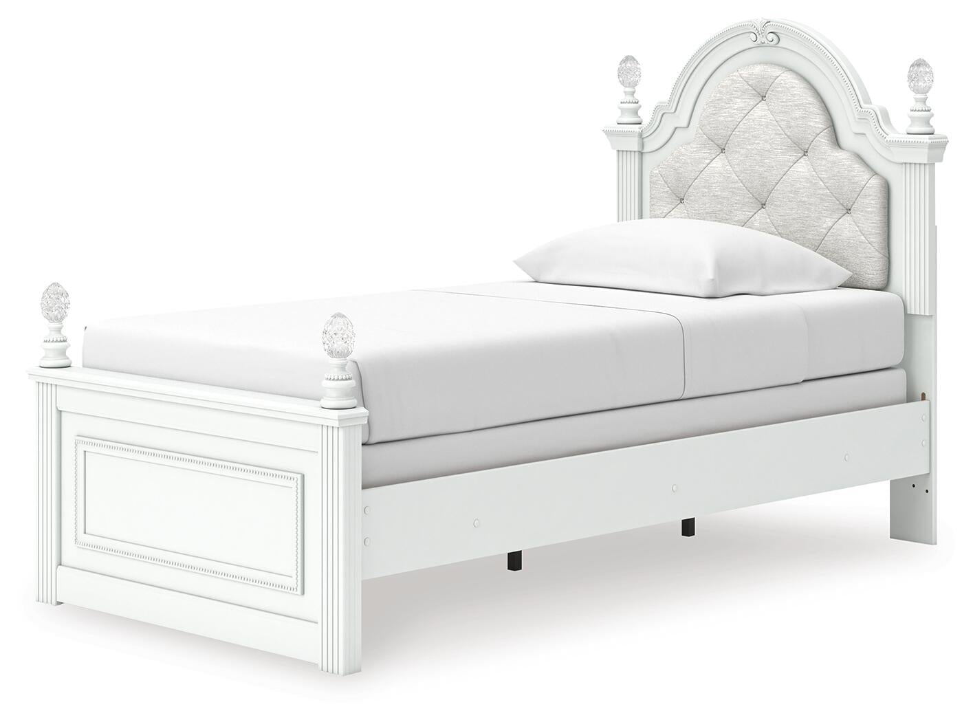 Maylilly  Upholstered Panel Bed, Dresser, Mirror And Nightstand Signature Design by Ashley®