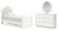 Maylilly  Upholstered Panel Bed, Dresser And Mirror Signature Design by Ashley®