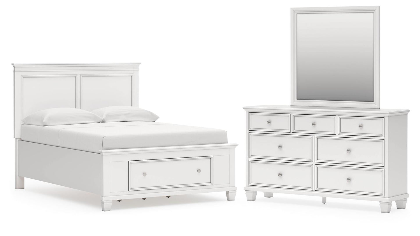 Fortman  Panel Storage Bed, Dresser And Mirror Signature Design by Ashley®