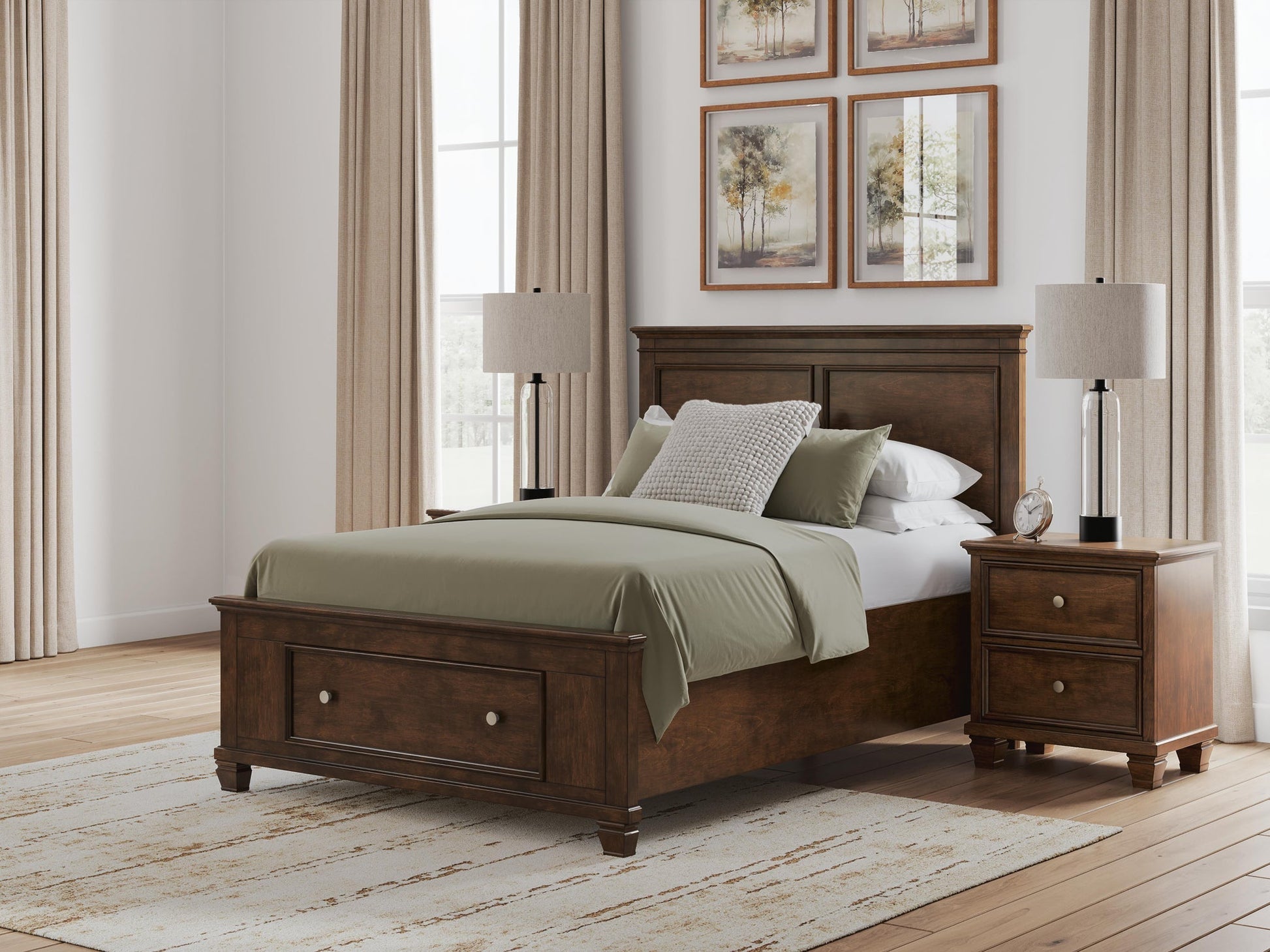 Danabrin  Panel Storage Bed, Dresser And Mirror Signature Design by Ashley®