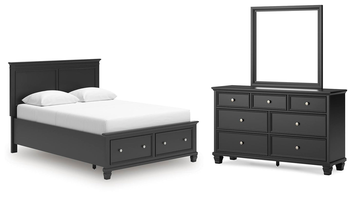 Lanolee  Panel Storage Bed, Dresser And Mirror Signature Design by Ashley®