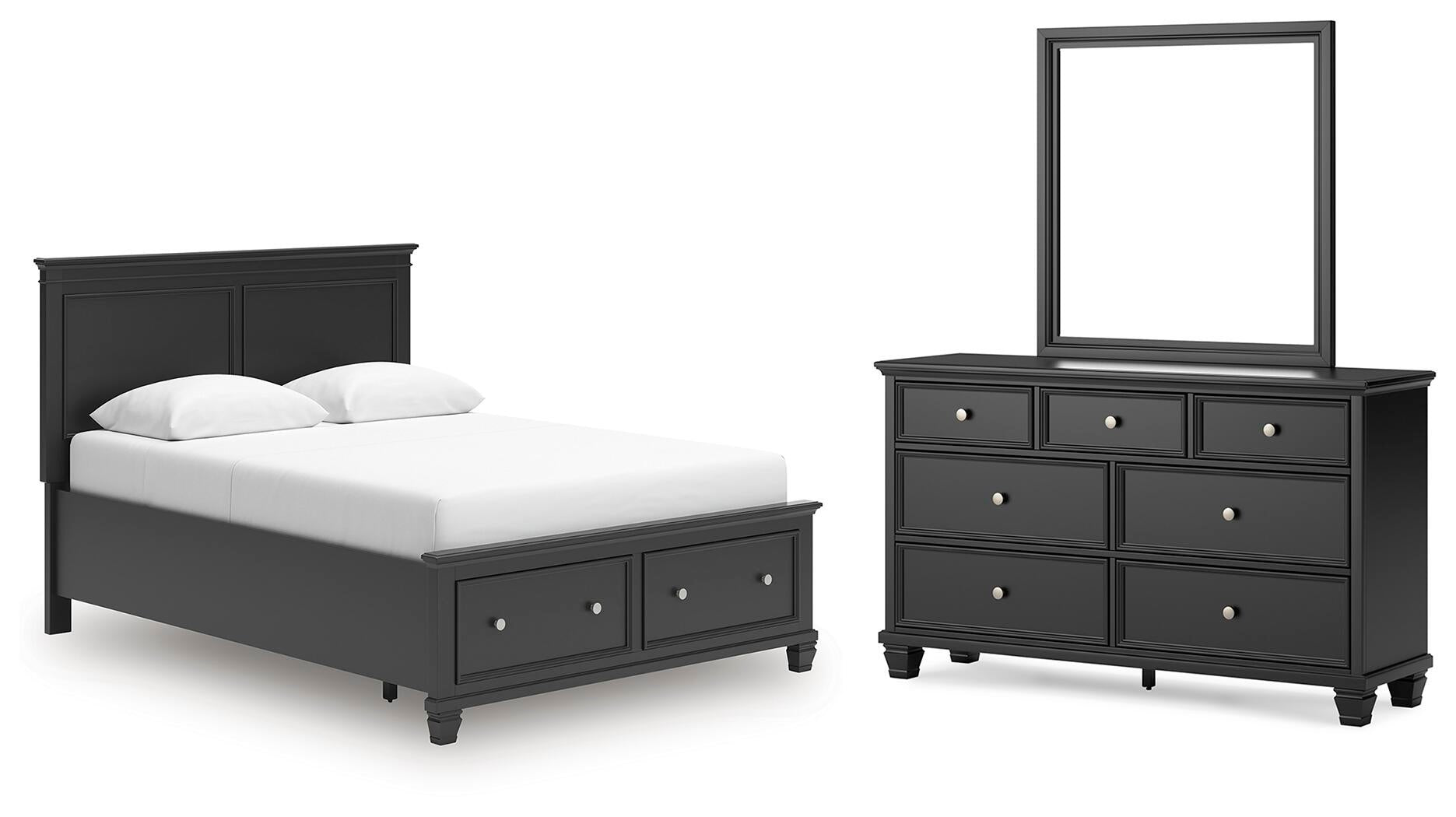 Lanolee  Panel Storage Bed, Dresser And Mirror Signature Design by Ashley®