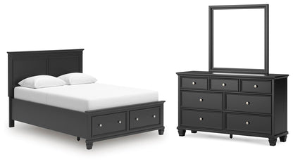 Lanolee  Panel Storage Bed, Dresser And Mirror Signature Design by Ashley®