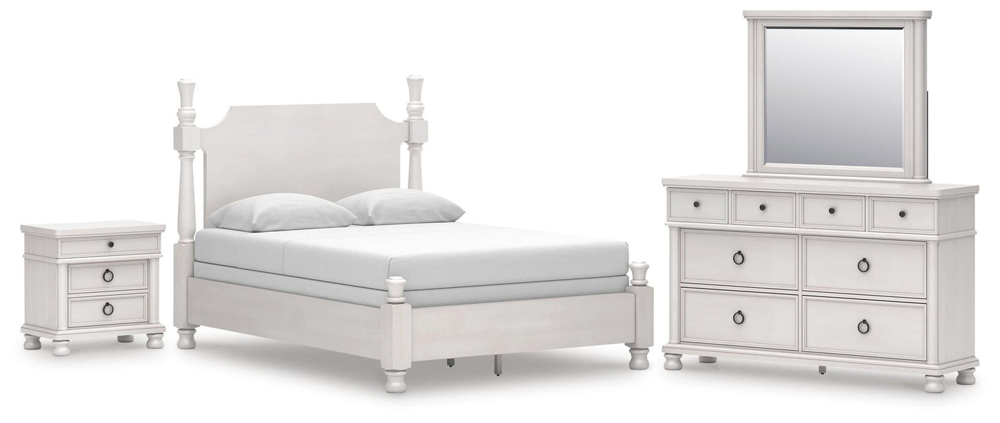 Chadworth  Poster Bed, Dresser, Mirror And Nightstand Signature Design by Ashley®
