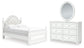 Maylilly  Upholstered Panel Bed, Dresser And Mirror Signature Design by Ashley®