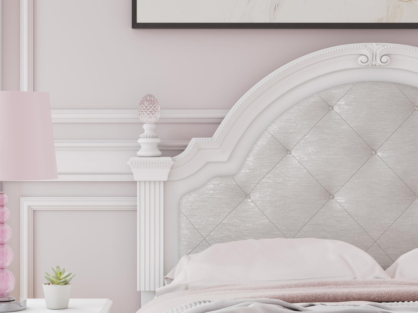 Maylilly  Upholstered Panel Bed, Dresser And Mirror Signature Design by Ashley®