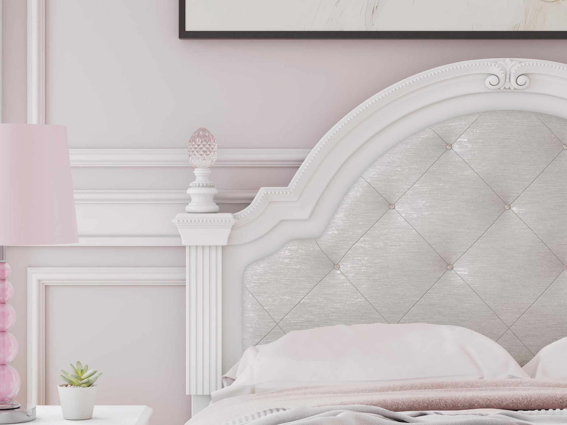 Maylilly  Upholstered Panel Bed, Dresser And Mirror Signature Design by Ashley®