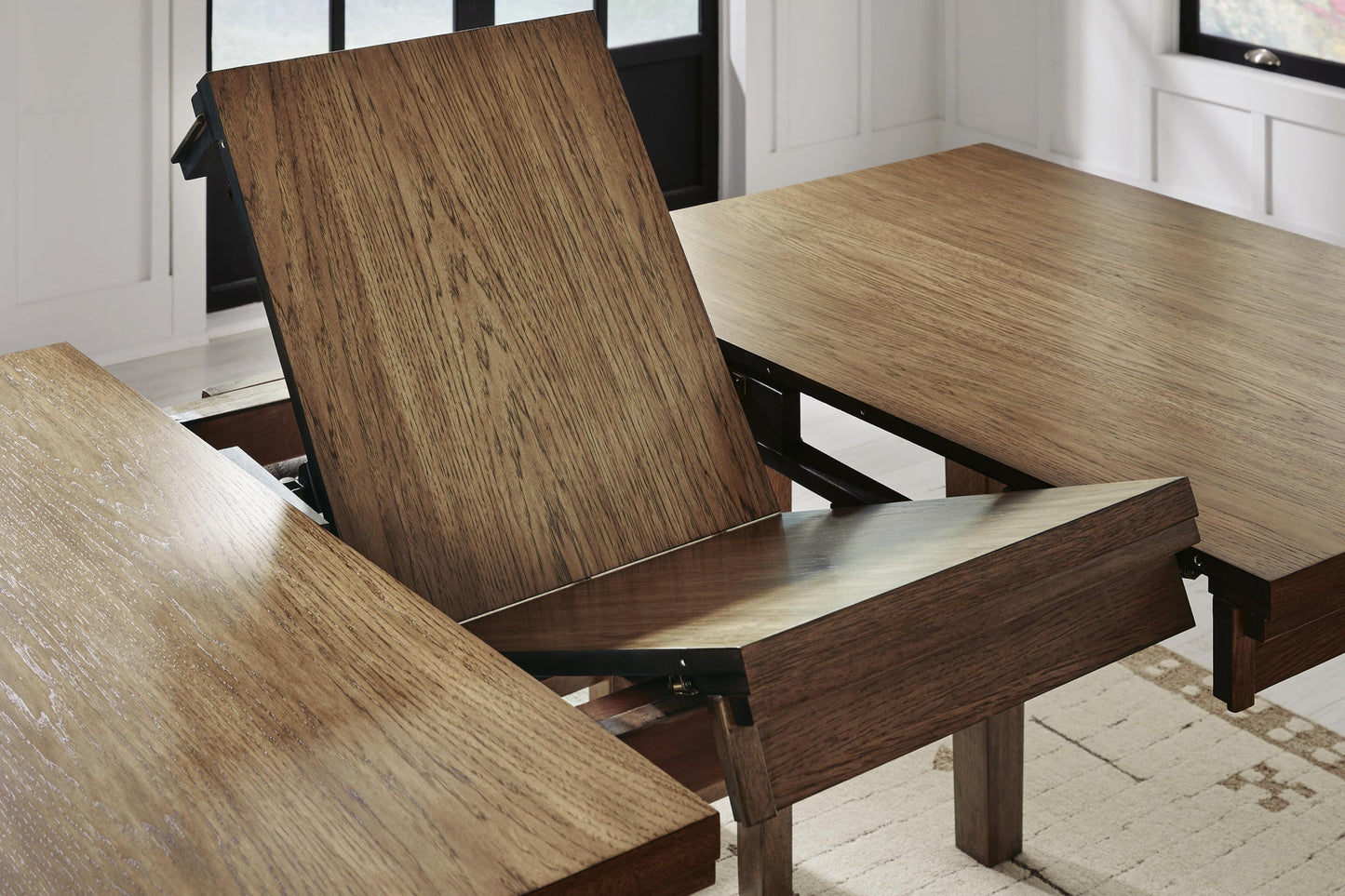 Broxtyn Counter Height Dining Table and 4 Barstools Signature Design by Ashley®