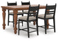Chadworth Counter Height Dining Table and 4 Barstools Signature Design by Ashley®