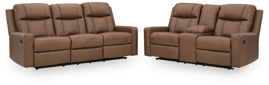 Mackmenville Reclining Sofa and Reclining Loveseat with Console Benchcraft®